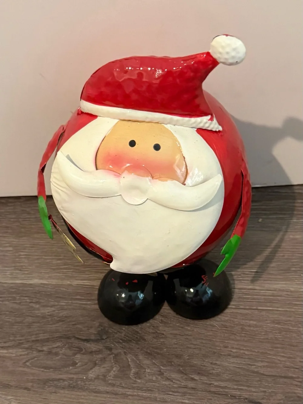 Festive Bouncy Red Santa Figurine- NWOT